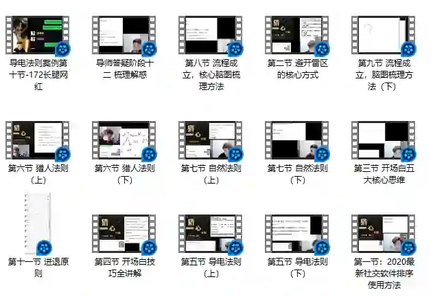 七分学堂猎心计划实战指南：情感攻心术限时揭秘-铁锚资源库