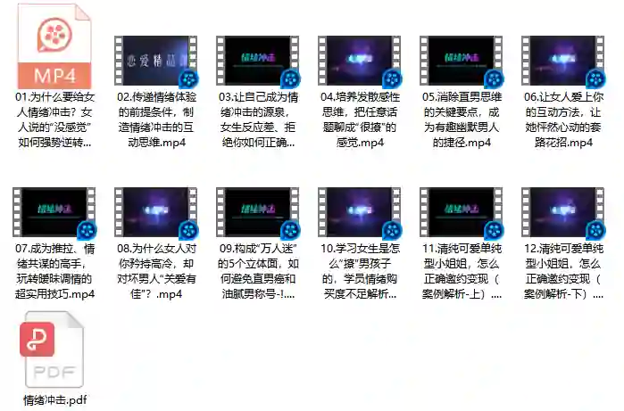 《爱上情感》情绪冲击实战指南：限时揭秘专属情绪管理术-铁锚资源库