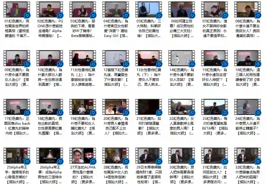 Chris搭讪大师《红色药丸》实战指南:限时揭秘高转化搭讪心法-铁锚资源库