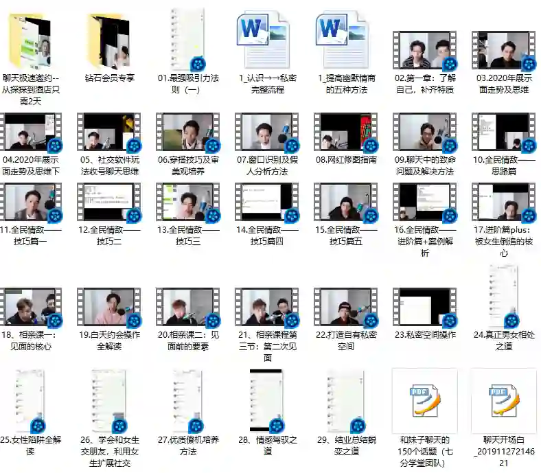 七分学堂《全民情敌》实战指南：情场逆袭专属秘籍-铁锚资源库