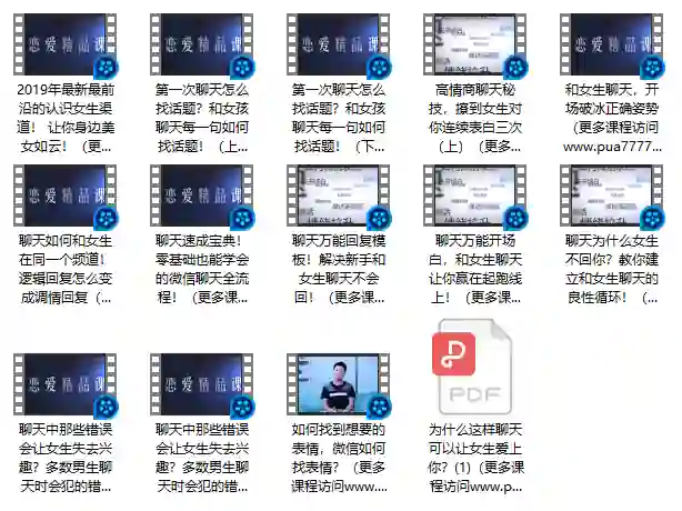魅力男神2.0实战聊天指南：新手速成+专属话术揭秘-铁锚资源库
