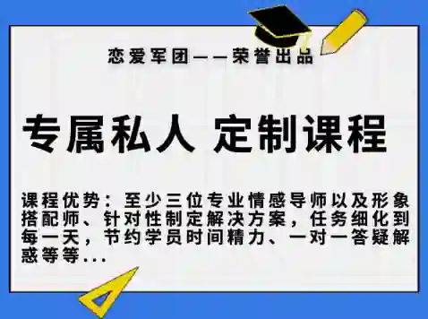 【恋爱军团6888】实战指南｜专属私人订制课程限时揭秘-铁锚资源库