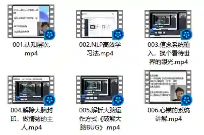 NLP大脑升维实战指南｜AI时代专属认知升级秘籍（2024限时揭秘）-铁锚资源库