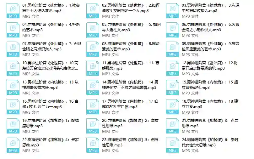 浪哥专属|高段位男神进阶营实战指南(2024限时揭秘版)-铁锚资源库