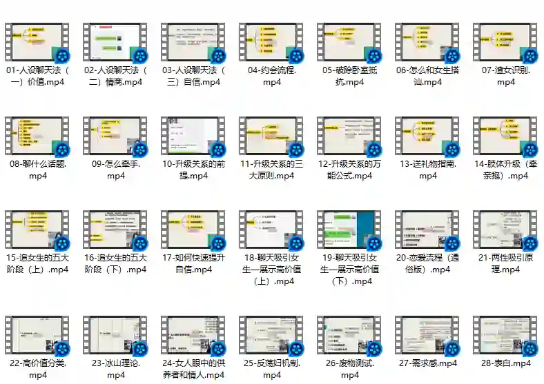 麦子《脱单实战VIP课》限时揭秘：专属脱单指南-铁锚资源库