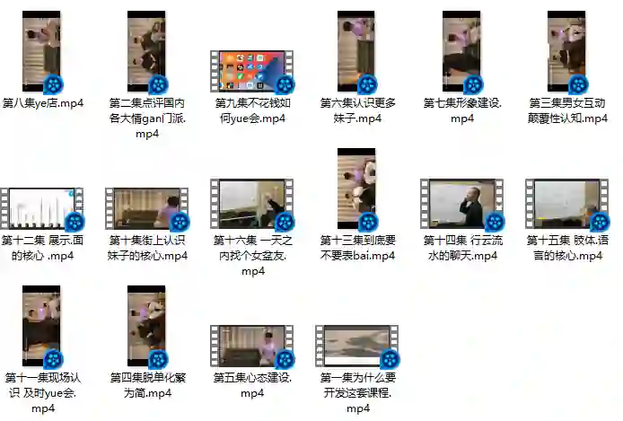 馄饨哥真男人实战指南：限时揭秘专属教学课程-铁锚资源库