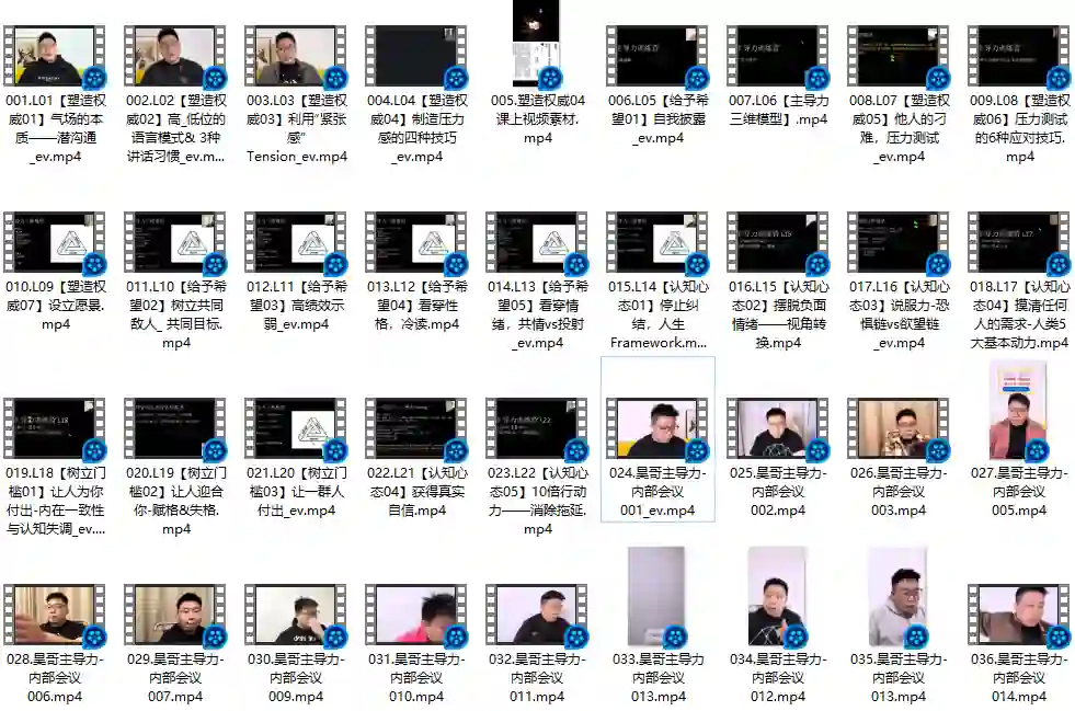 昊哥《主导力训练营》实战指南:限时揭秘专属成长路径-铁锚资源库