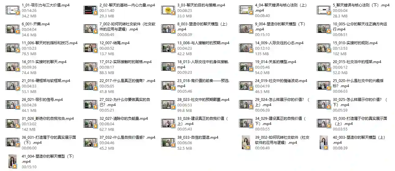 图片[2]-欧阳梦琪《男性魅力提升系列课—无限话题聊天训练从零起步7天社交达人速成》-铁锚资源库