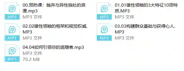 丹青情感《雄性领袖》实战指南：揭秘雄性魅力养成术-铁锚资源库